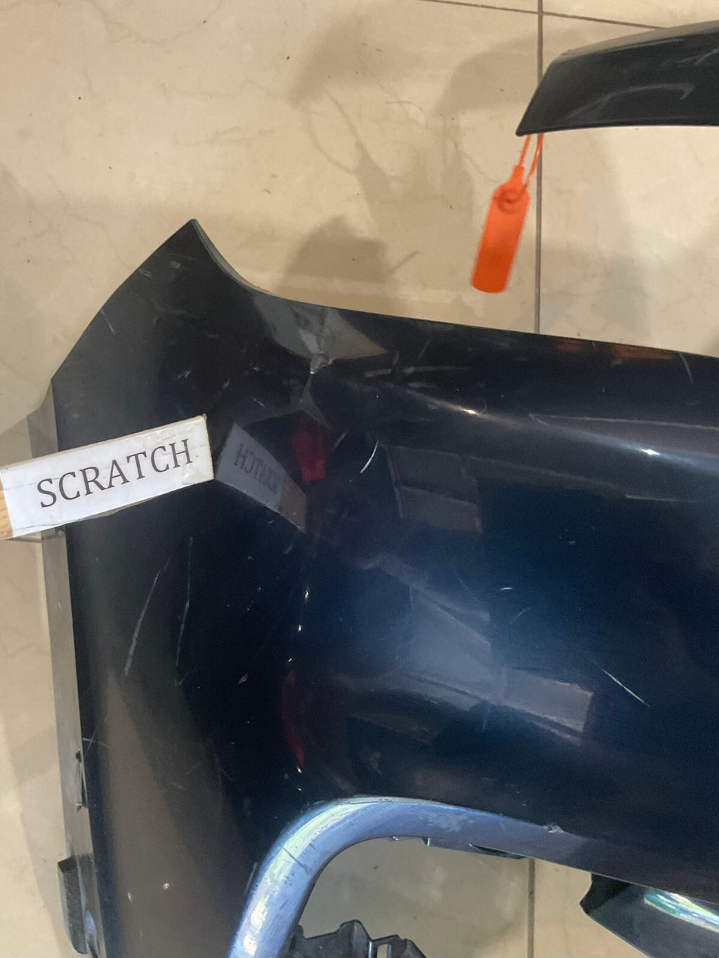 Front Bumper Cover Blue 2017-2020 Infiniti QX80 62022-6GW0H OEM