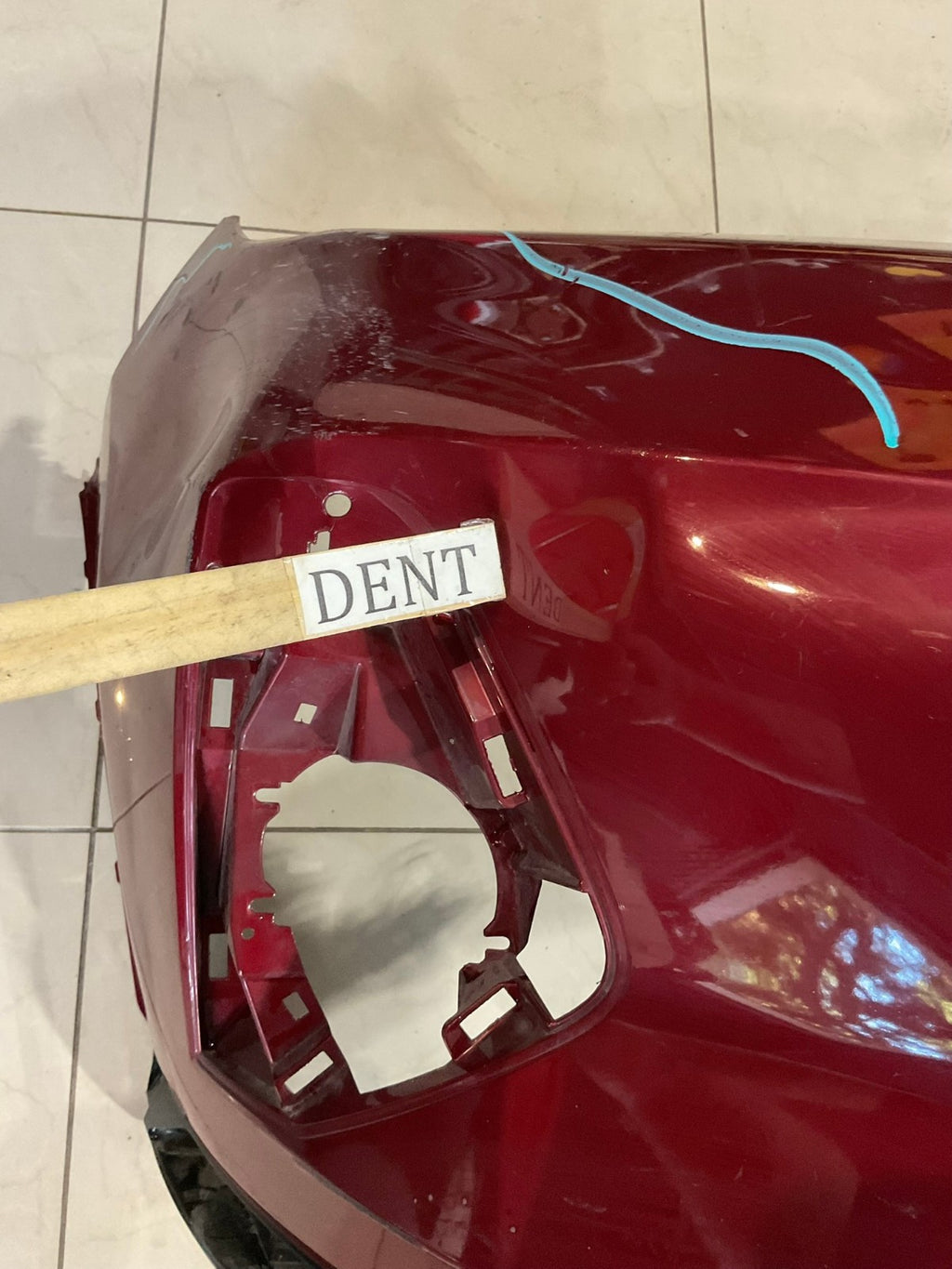 Front Bumper Cover Red 2019 2020 2021 2022 Nissan Murano S SL SV 62022+9UF0H OEM