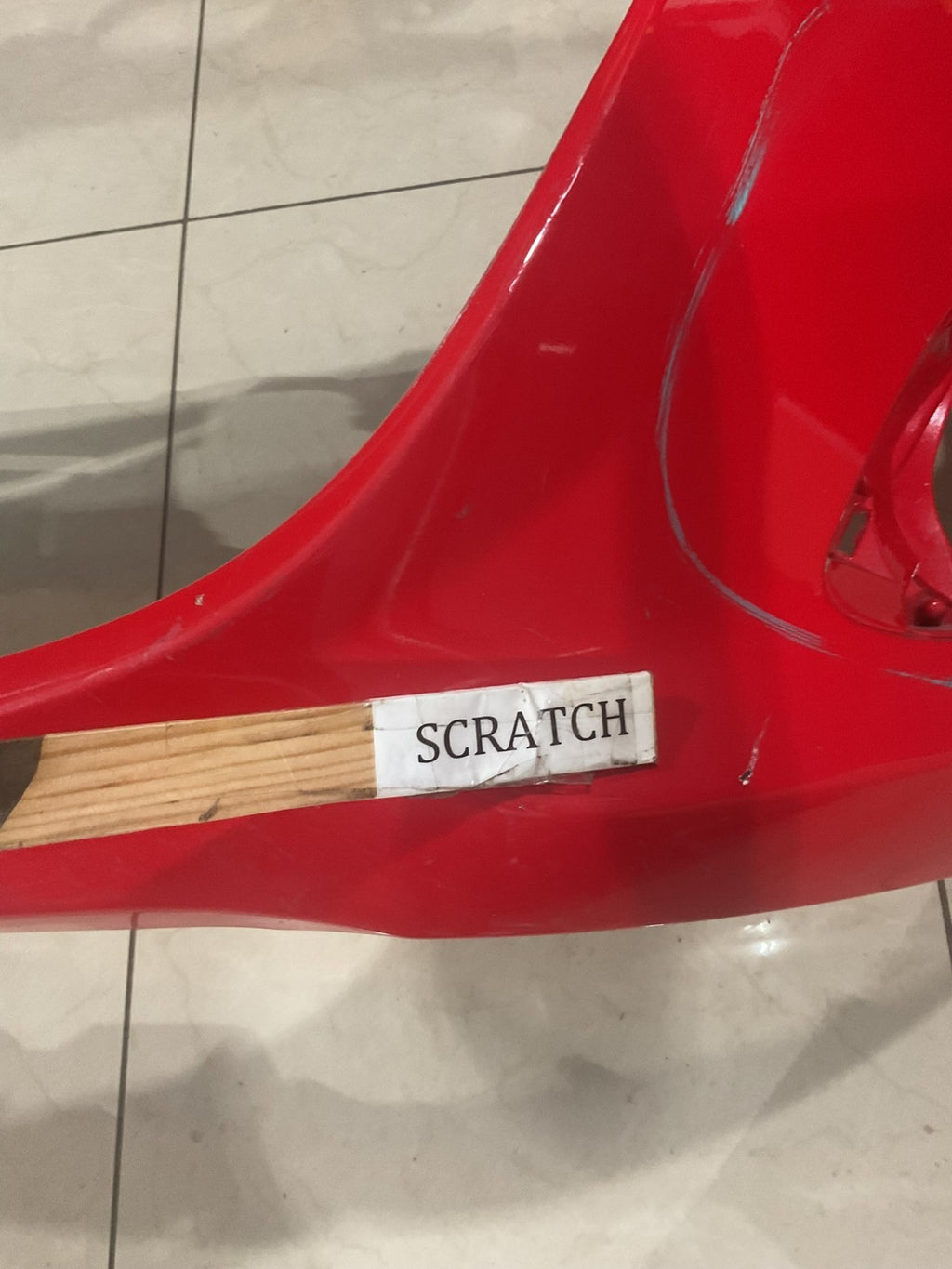 Front Bumper Cover Red 2011 2012 2013 2014 Mazda 2 CAPA