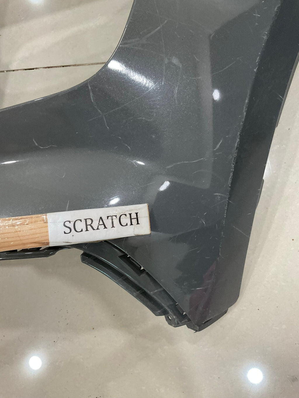 Front Upper Bumper Cover Grey 2020-2025 Hyundai Venue CAPA