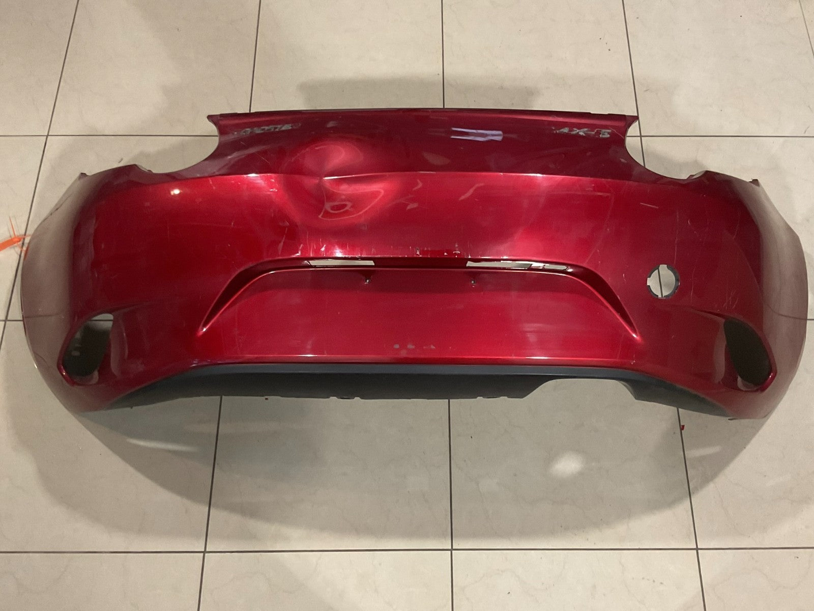 Rear Bumper Cover Red 2016-2018 Mazda Mx-5 Miata Convertible n243+50221 OEM