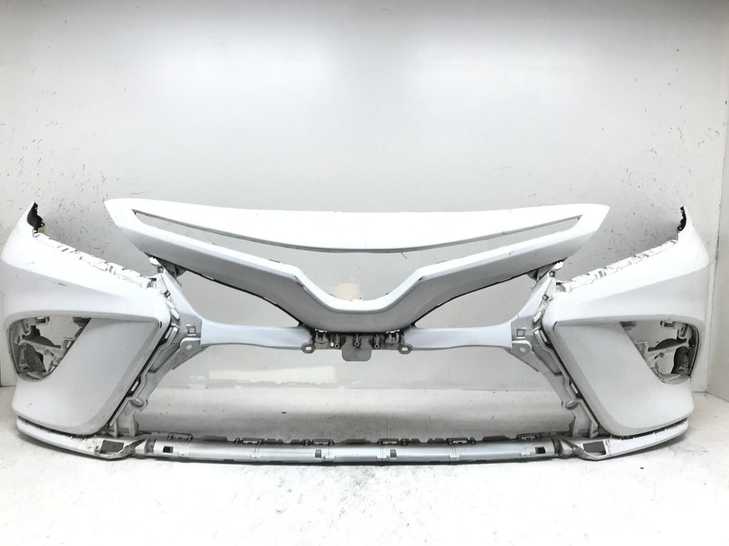 Front Bumper Cover Toyota Camry SE/XSE/Hybrid SE White 2018 2019 CAPA