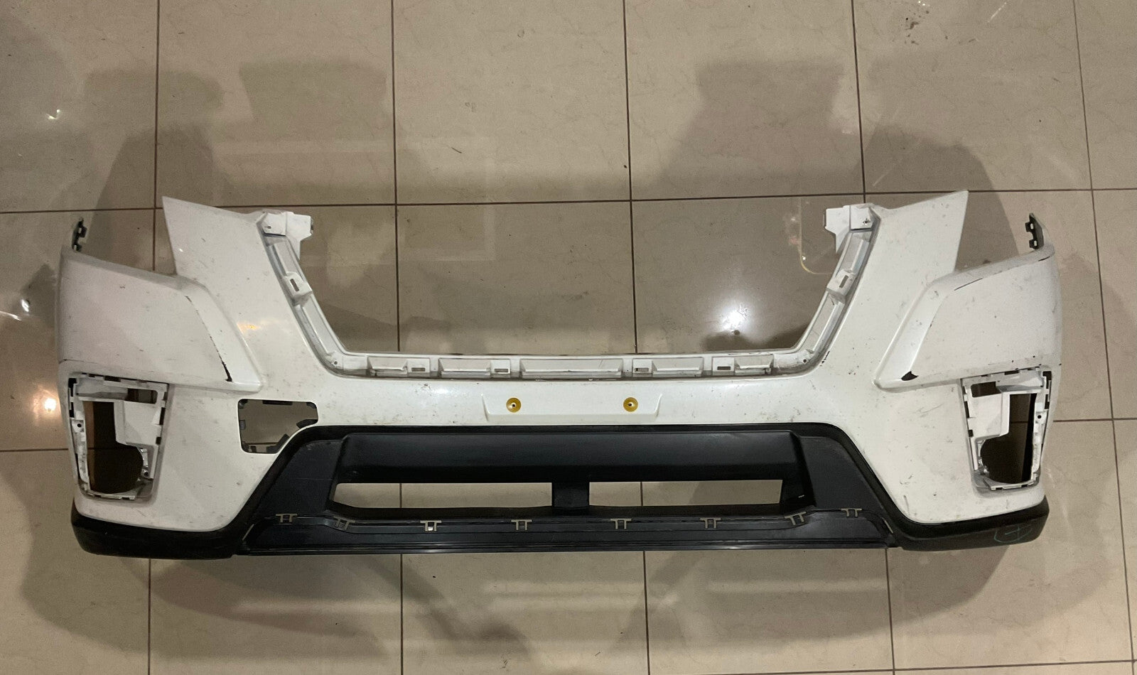 Front Bumper Cover White 2022 2023 Subaru Forester 57704SJ021 OEM