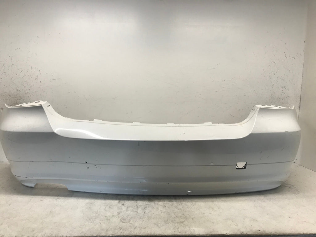 Rear Bumper Cover White BMW 323 Series 323i Sedan 2009 2010 51127202686 OEM