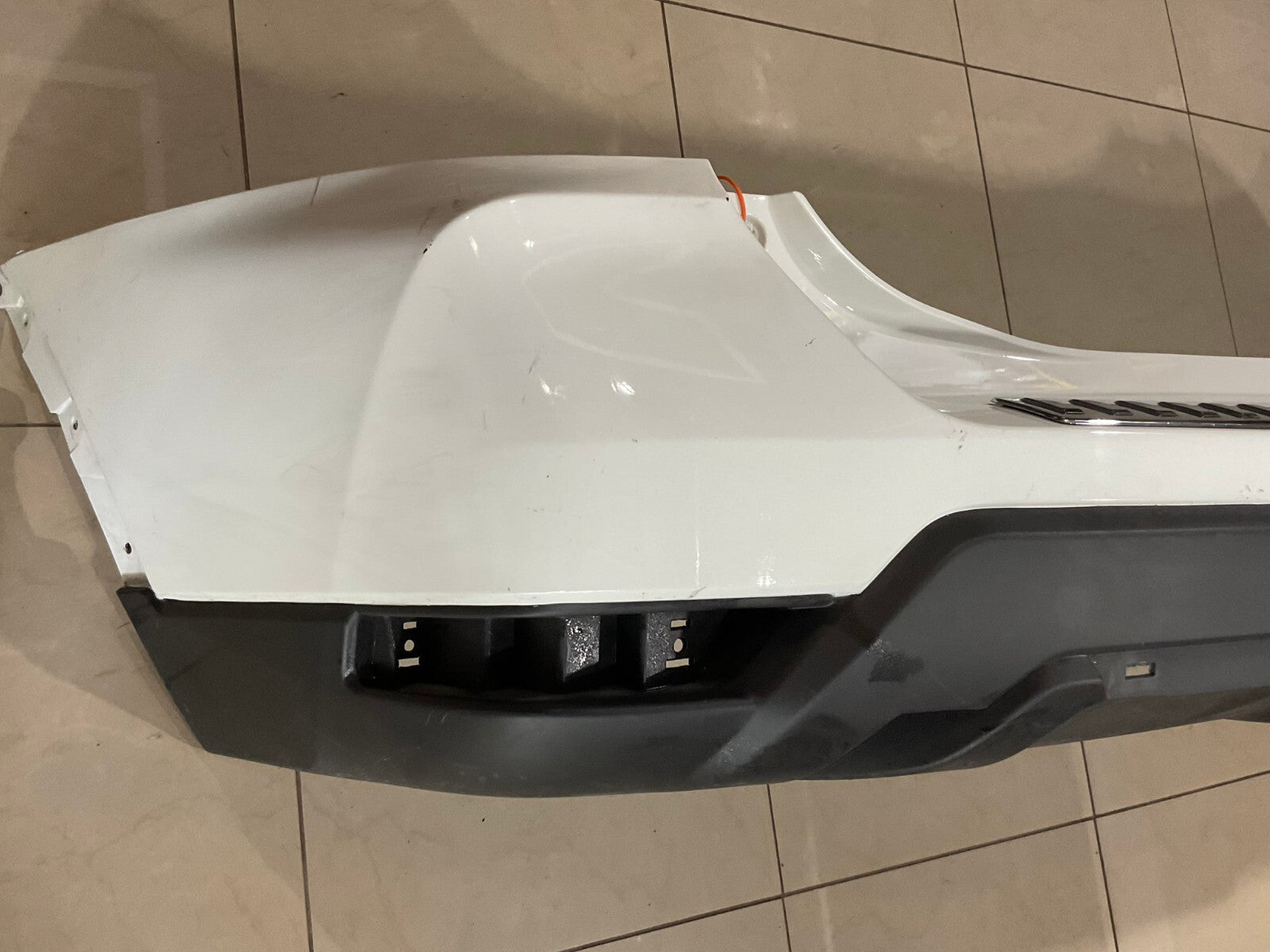 Rear Bumper Cover White 2017-2019 Nissan Rogue Sport S/SL/SV CAPA