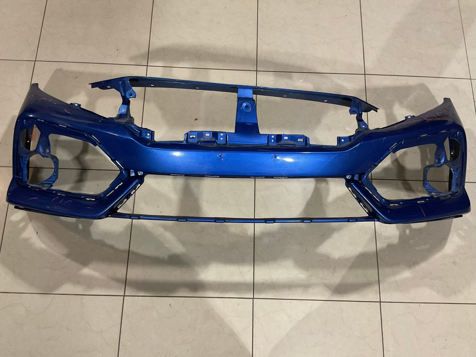 Front Bumper Cover Blue 2017-2019 Honda Civic Hatchback 71101+tg6+zz00 OEM