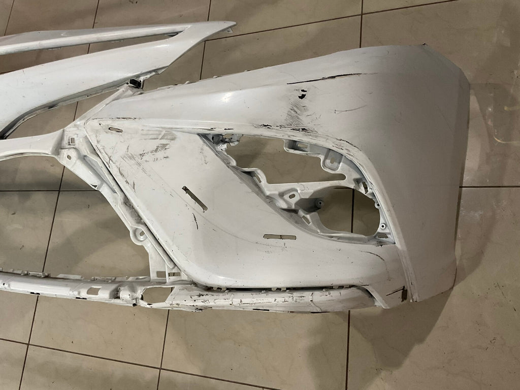 Front Bumper Cover White Toyota Camry SE XSE 2018 2019 52119-06E20 OEM