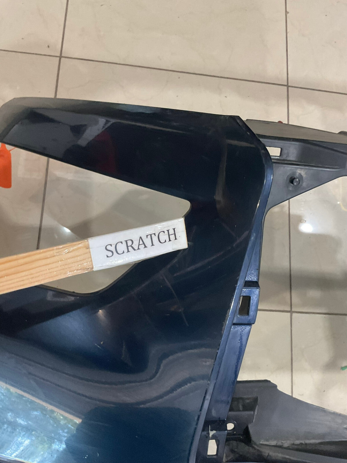 Front Bumper Cover Blue 2017-2020 Infiniti QX80 62022-6GW0H OEM