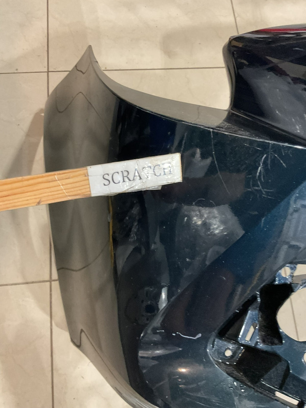 Front Bumper Cover Blue 2019-2022 Toyota Corolla 52119+12g20 OEM