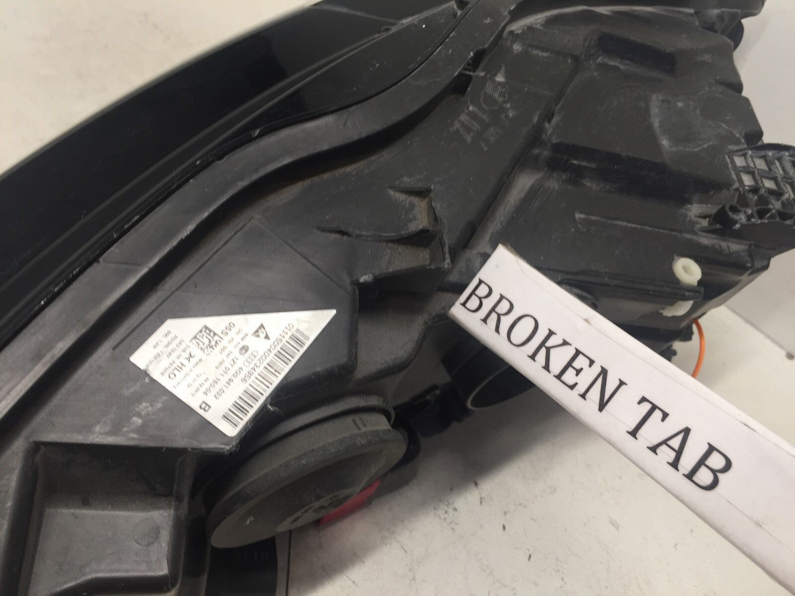 Xenon Hid Led Headlight Right Passenger Side Audi A6 12-15 Damaged OEM