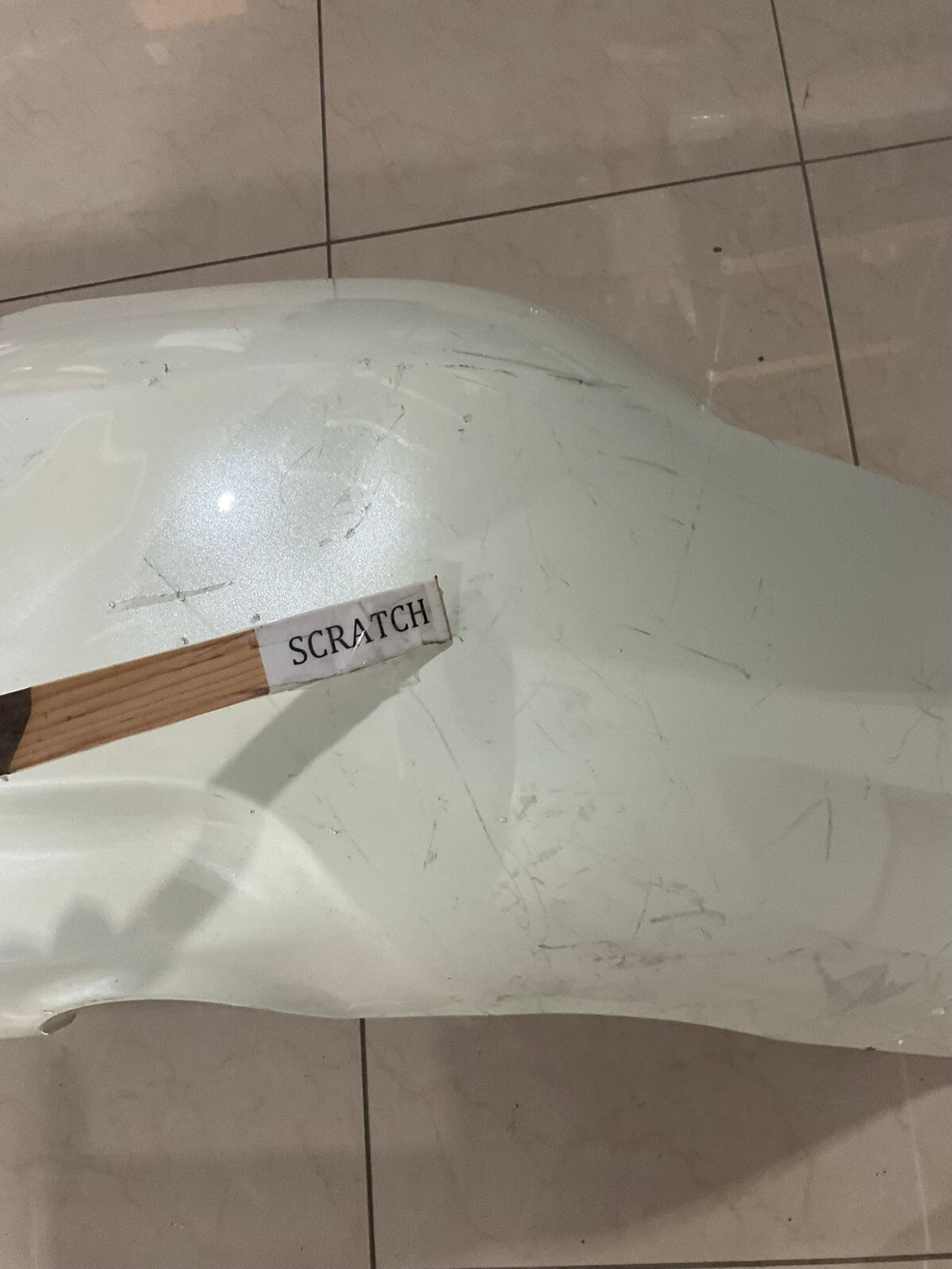 Rear Bumper Cover White 2008 Infiniti V35 G35X CAPA