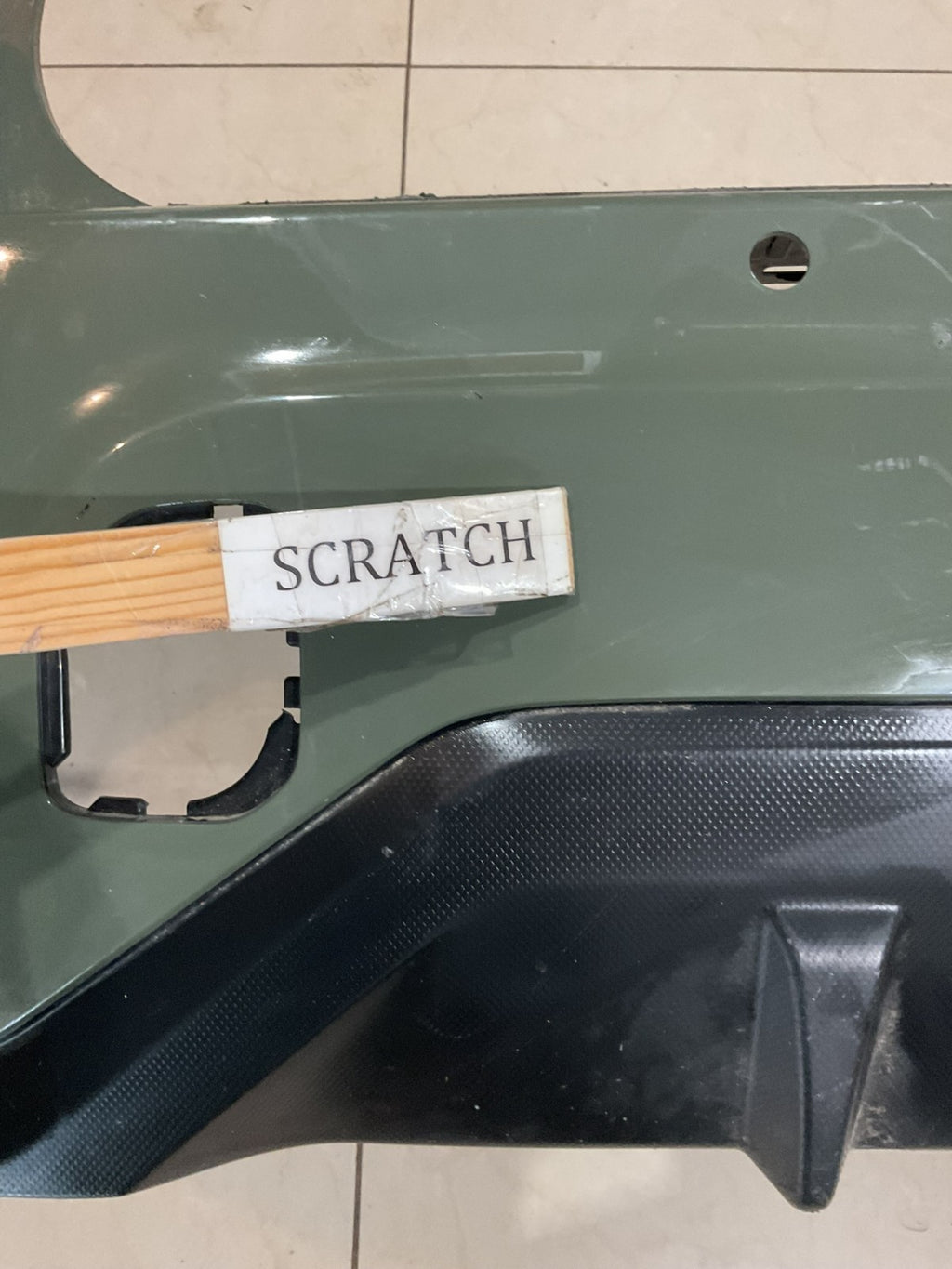 Rear Bumper Cover Green 2024 Subaru Crosstrek 57704fn62b OEM