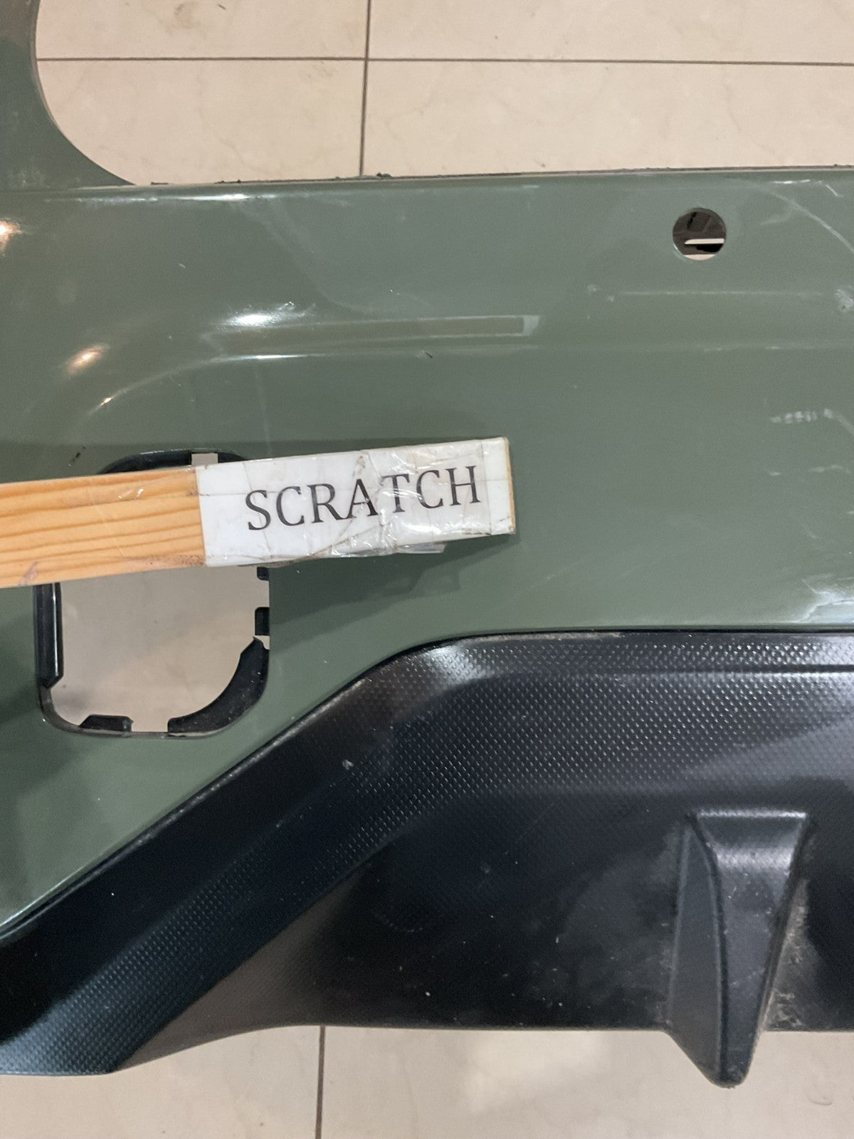 Rear Bumper Cover Green 2024 Subaru Crosstrek 57704fn62b OEM
