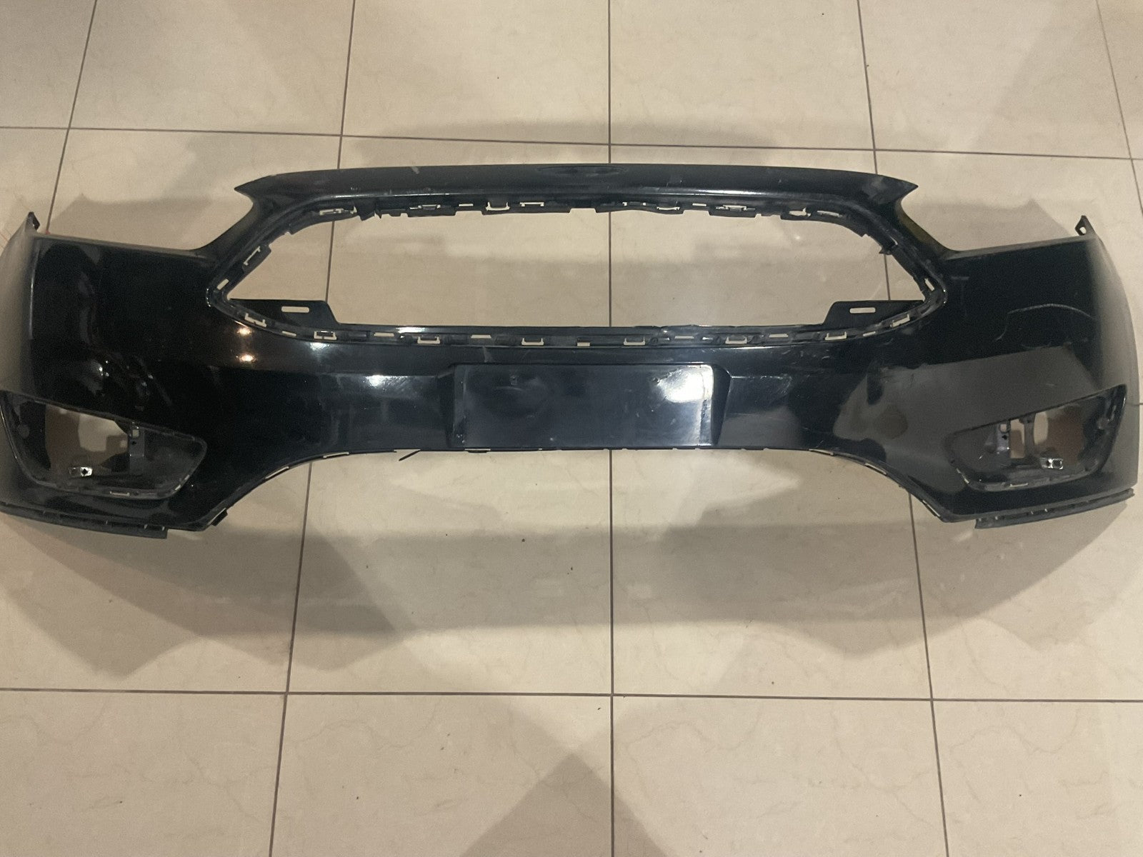 Front Bumper Cover Black 2015 2016 2017 2018 Ford Focus CAPA