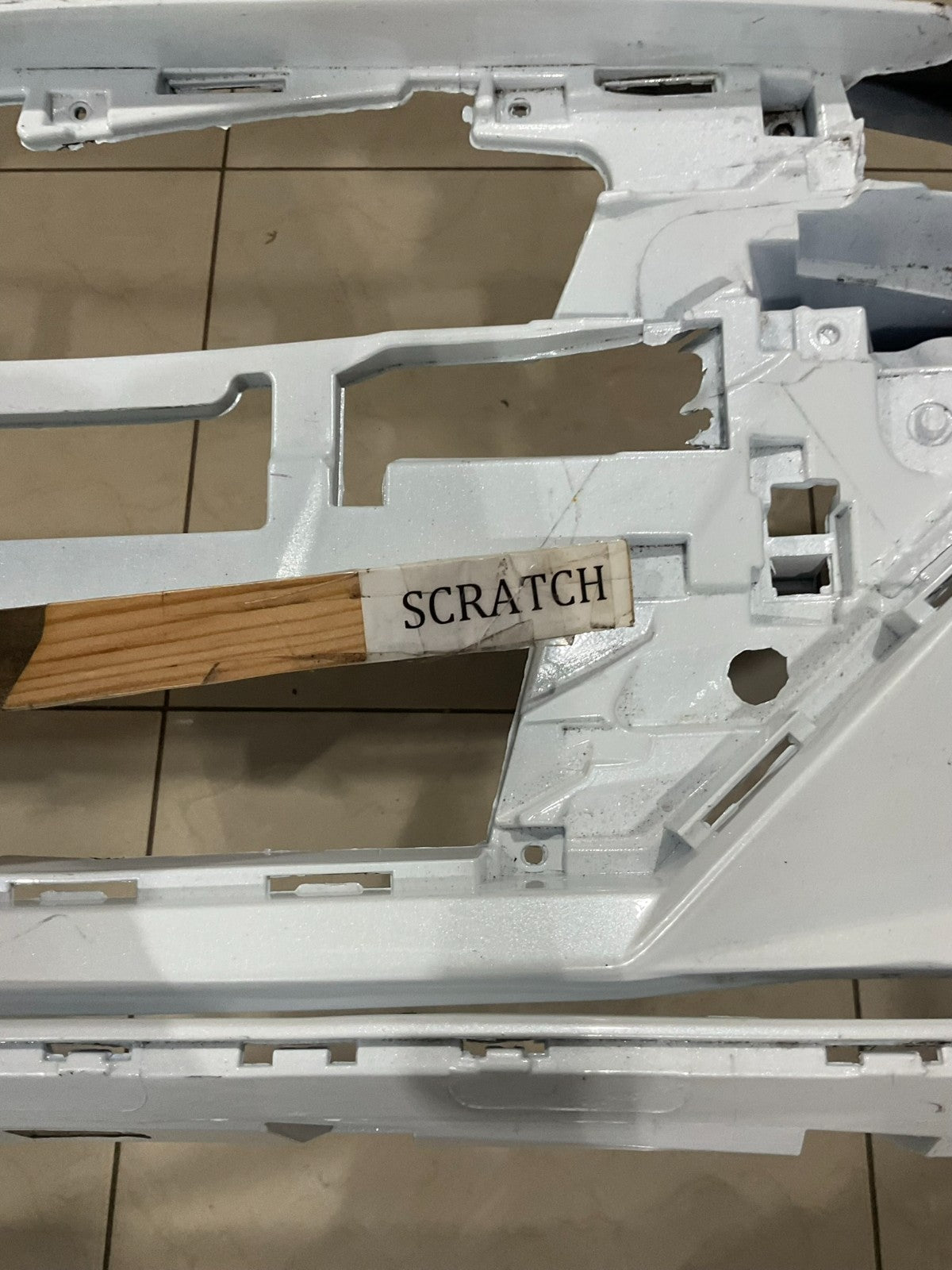 Front Bumper Cover White 2021 2022 2023 Hyundai Elantra Sedan CAPA
