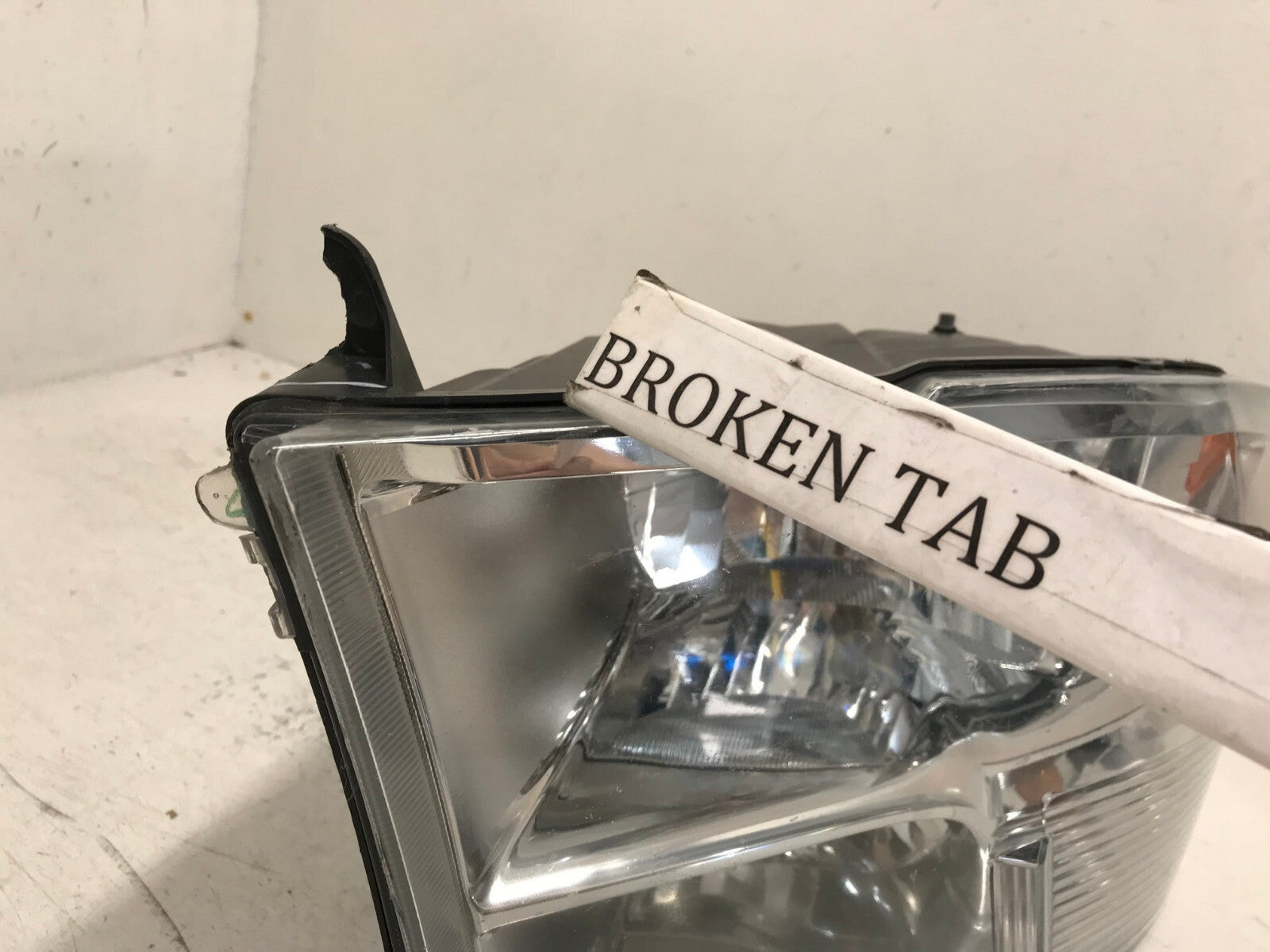 Headlight Damaged Left LH Driver Dodge Ram 2009-2018 68001485AC OEM