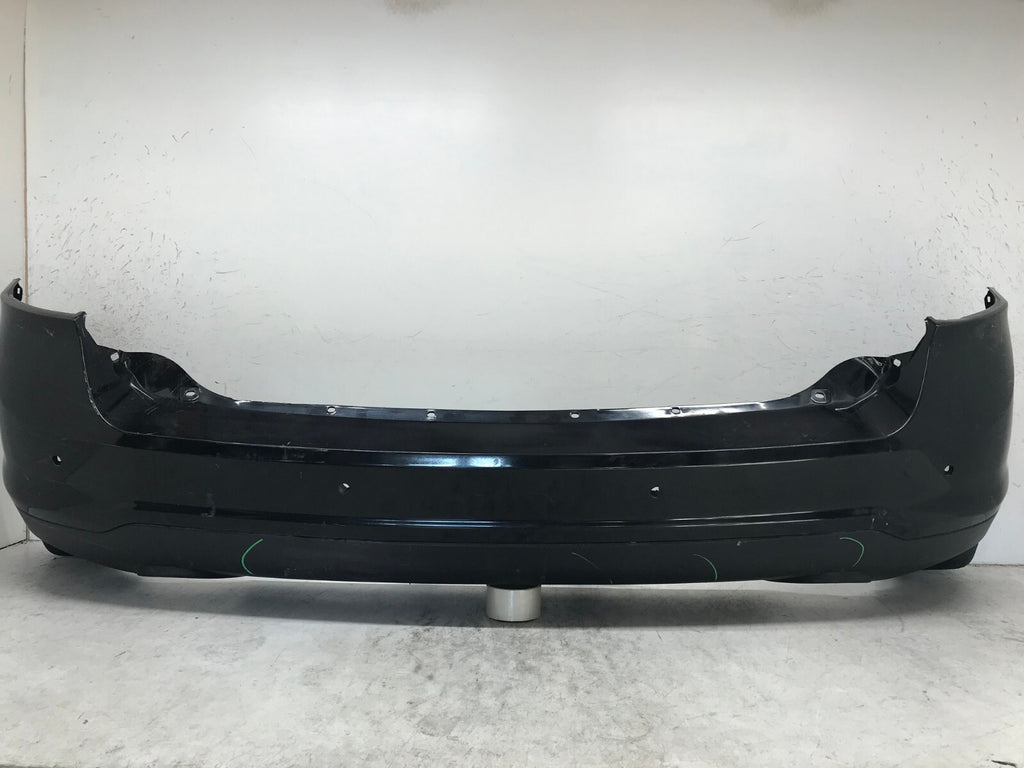 Rear Upper Bumper Cover Black 2011-2014 Ford Edge SE/SEL/Sport w/Sensr Holes OEM