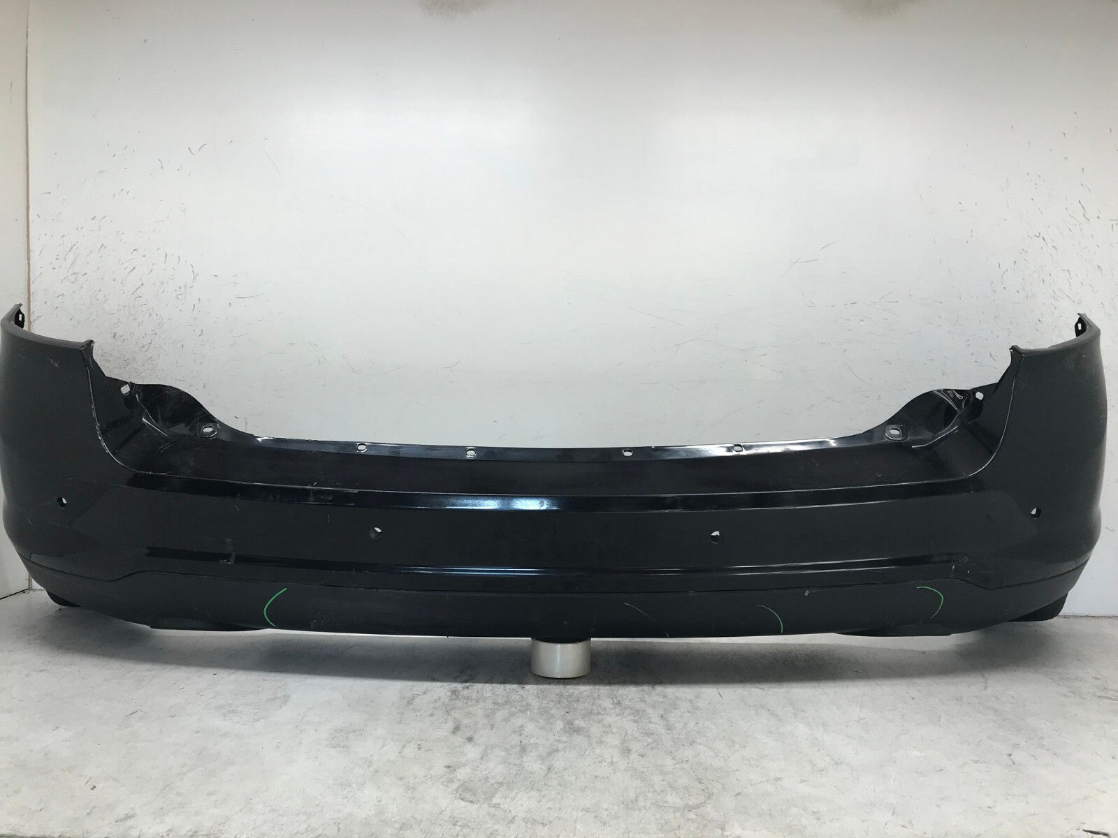 Rear Upper Bumper Cover Black 2011-2014 Ford Edge SE/SEL/Sport w/Sensr Holes OEM