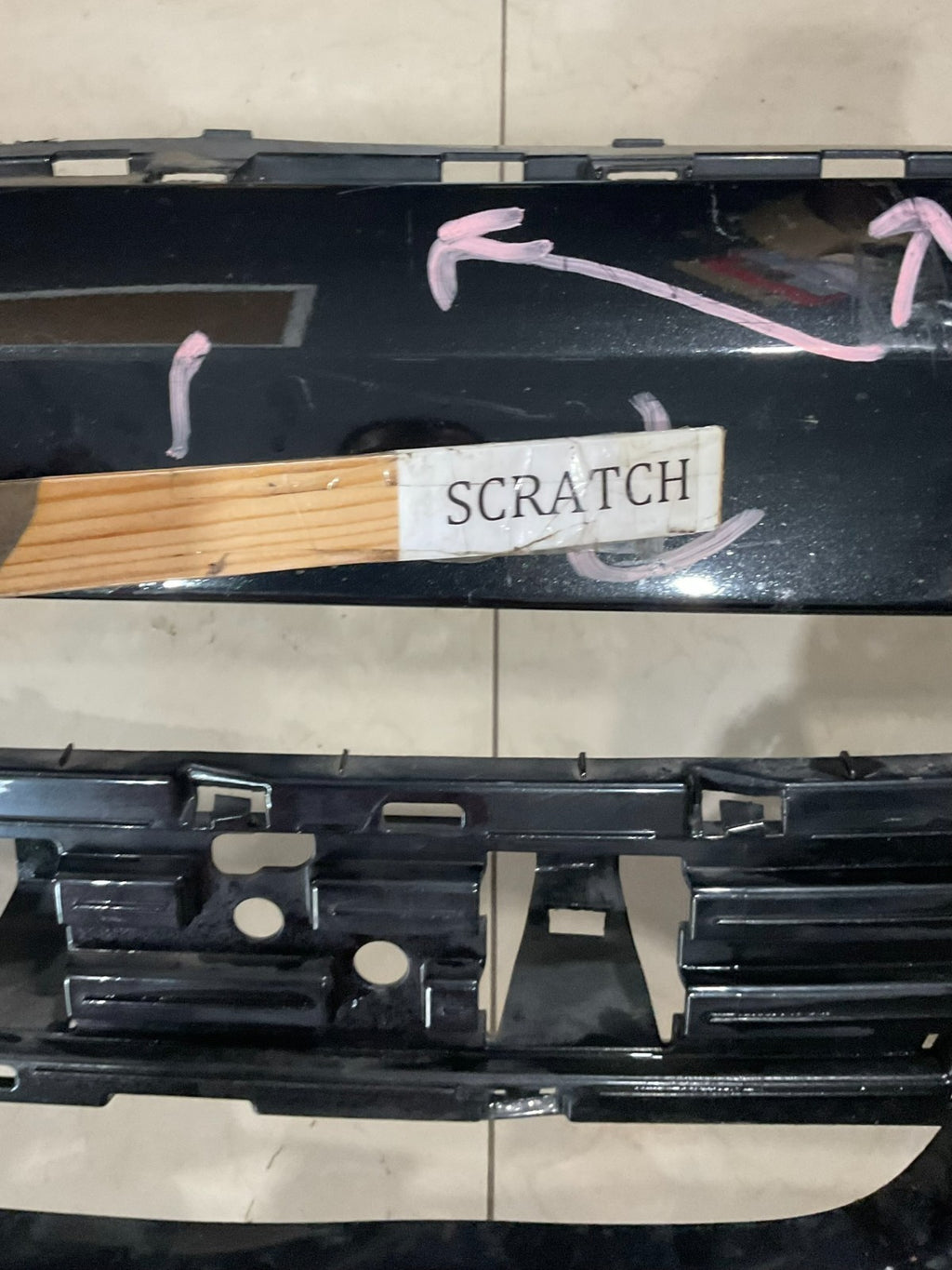 Front Bumper Cover Black 2013-2016 Ford Escape CAPA