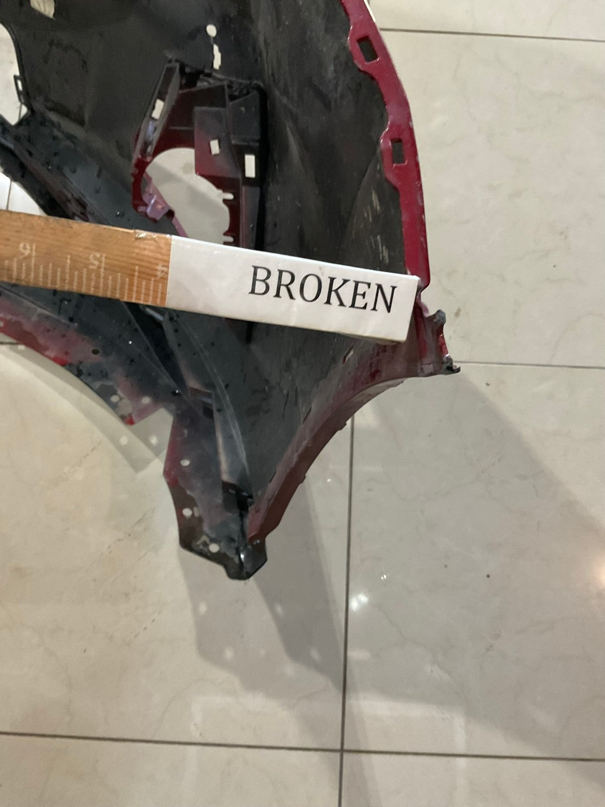 Front Bumper Cover Red 2019 2020 2021 2022 Nissan Murano S SL SV 62022+9UF0H OEM