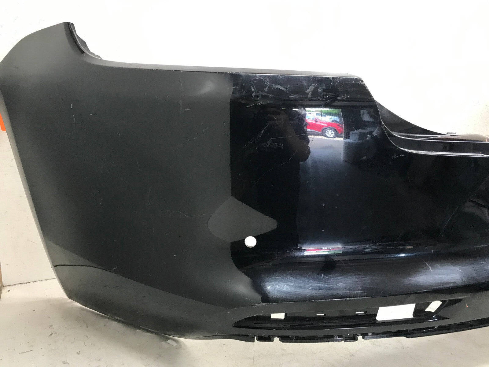 Rear Bumper Cover Black Porsche Panamera 2017-2020 w/Sensor Holes 971807421 OEM