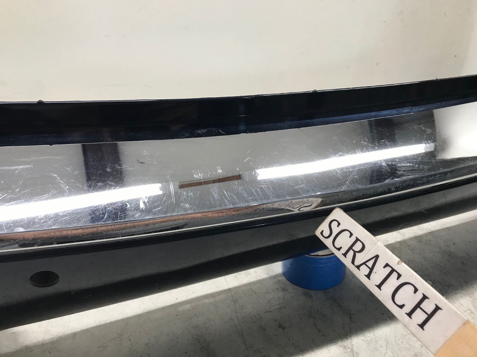 Rear Bumper Cover Dmgd Buick Enclave w/Sensor Holes Blue 2013-2017 20983441 OEM