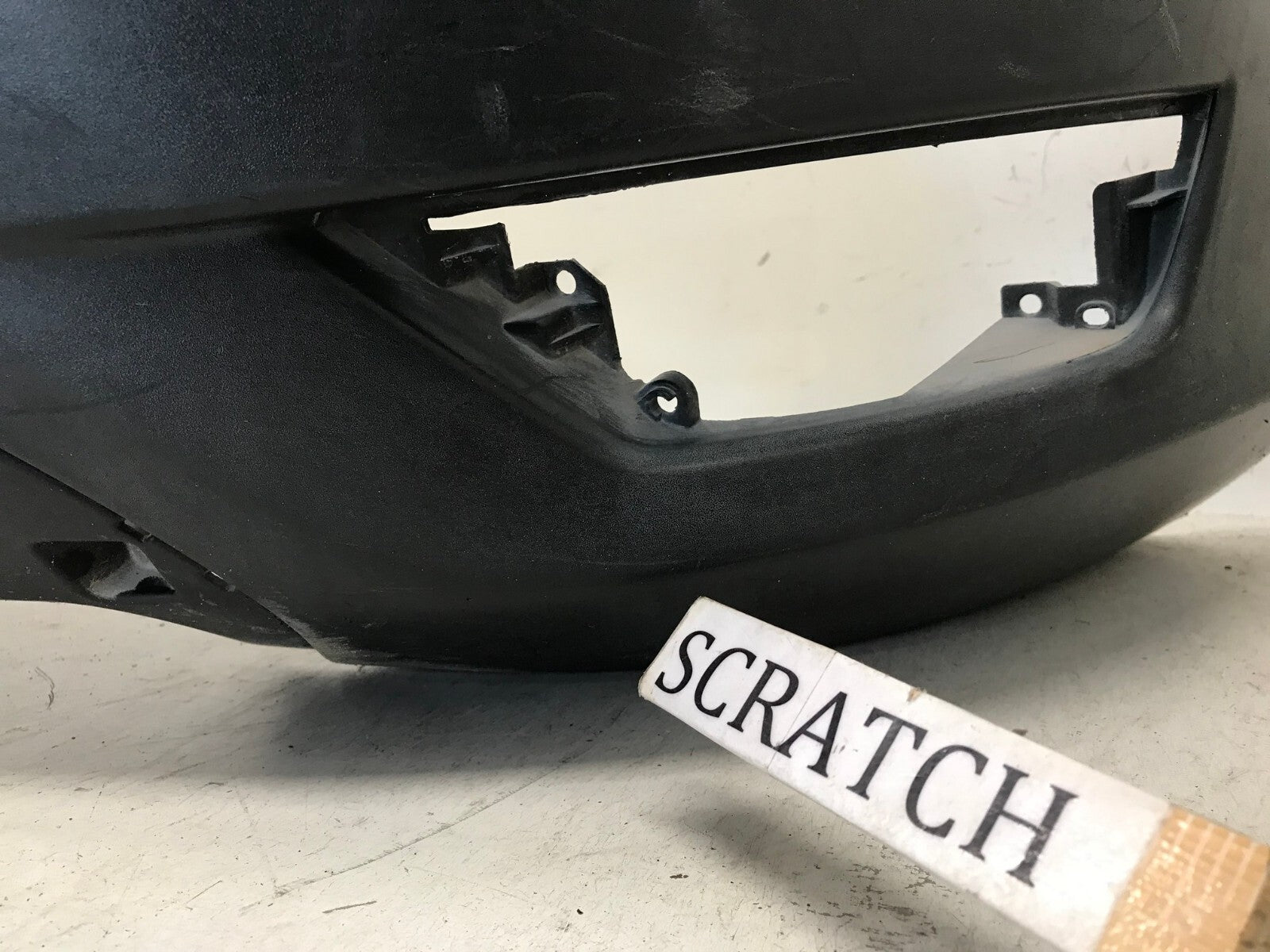 Rear Bumper Cover Ford Escape Black 2013-2015 CJ54-17D781-ACW OEM