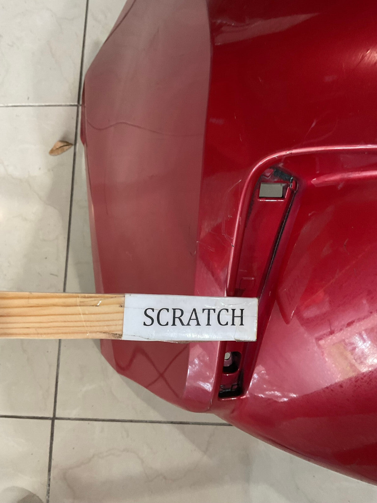 Rear Bumper Cover Red Toyota Corolla Auris Hatchback 18-2019 52159-02E20 OEM