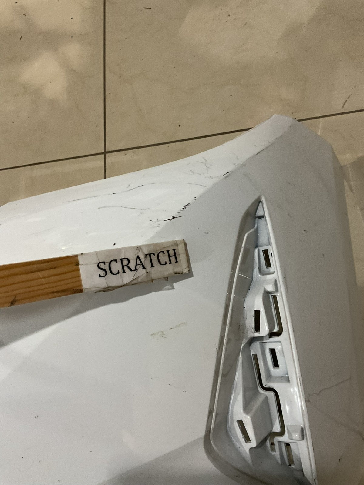 Front Upper Bumper Cover White Nissan Sentra 2024 62022+6ly0h OEM