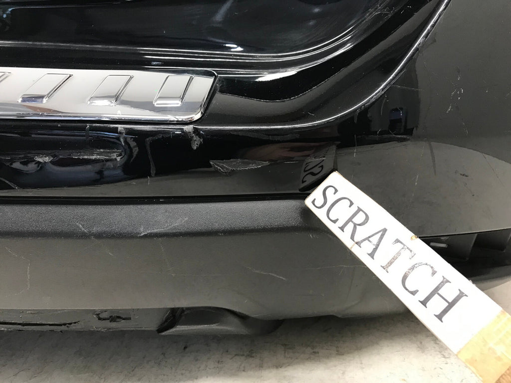 Rear Bumper Cover Black Nissan Rogue S/SL/SV/SV Hyb 2017 2018 85022-6FL0H OEM