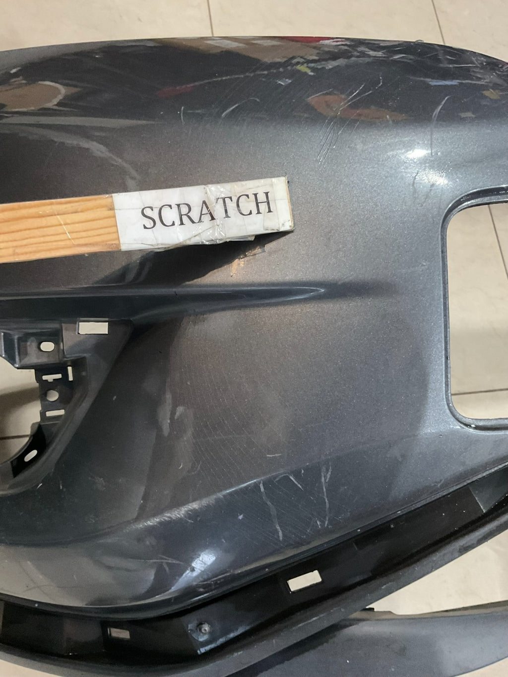 Front Bumper Cover Grey Nissan Murano 2015-2018 62022+5aa0h OEM