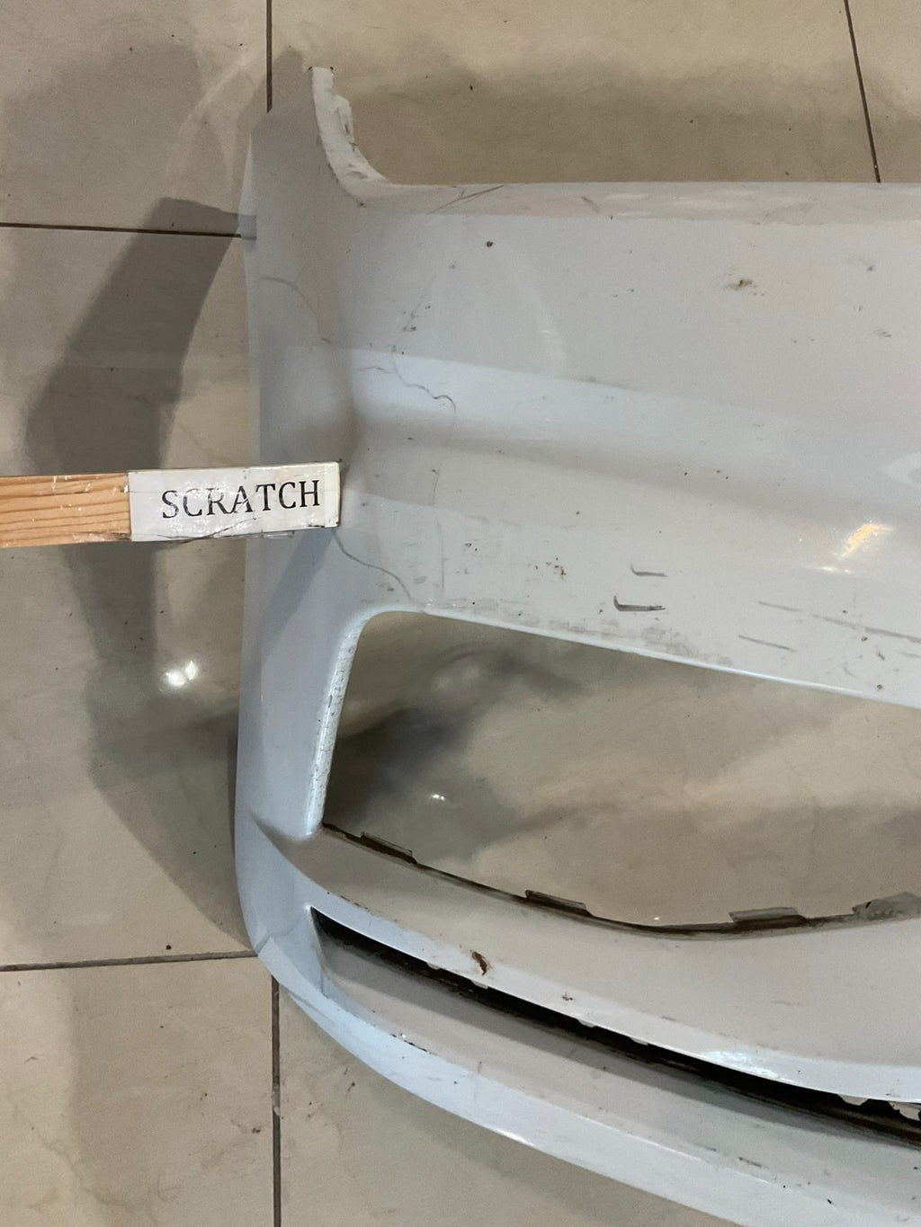 Front Bumper Cover White 2013-2017 Volkswagen Jetta 17a+807+221 OEM