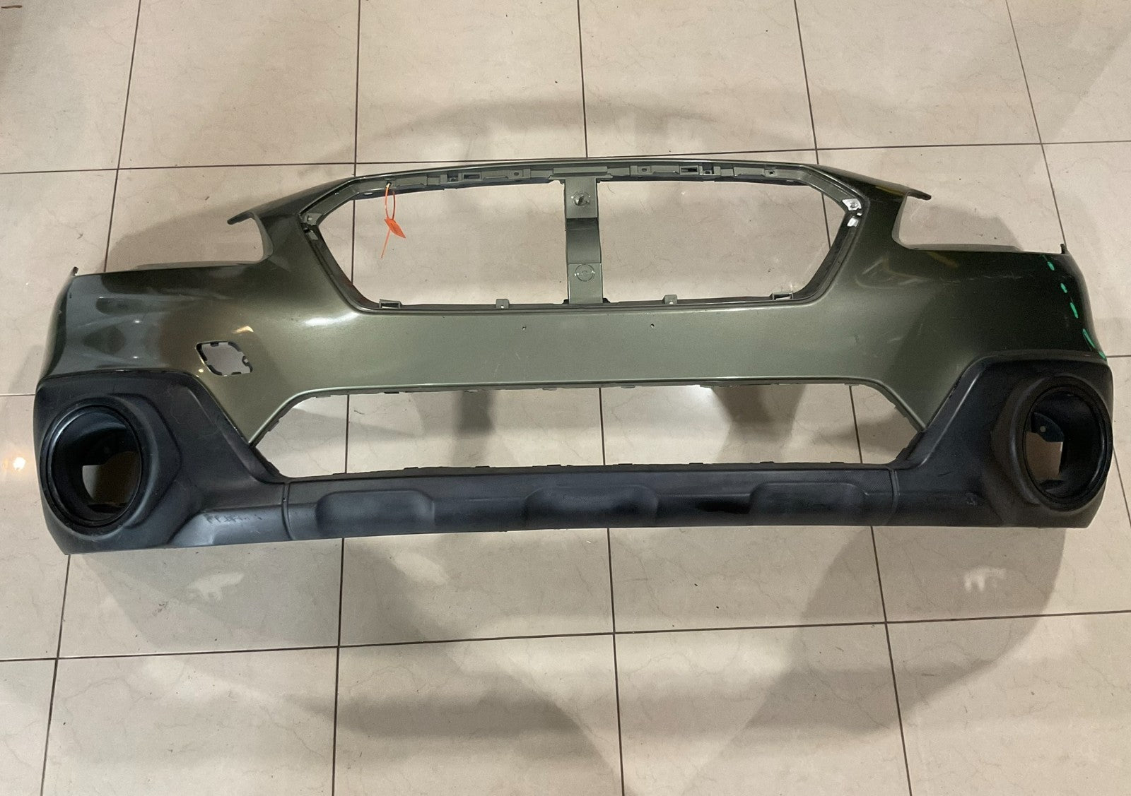 Front Bumper Cover Green 2015-2017 Subaru Outback CAPA
