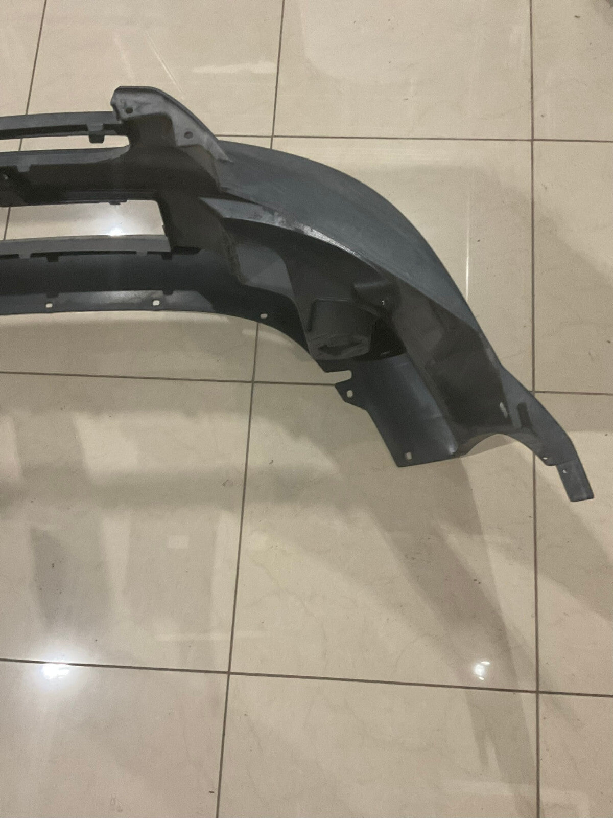 Front Bumper Cover Black Dodge OEM