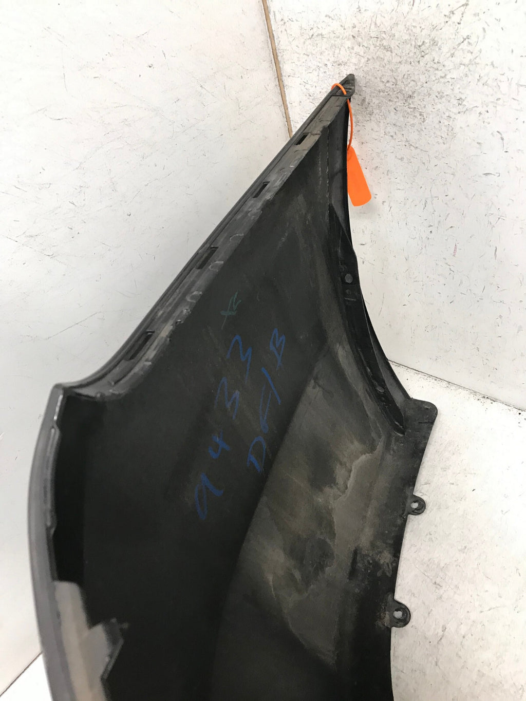 Rear Bumper Cover Gray 2012-2015 BMW 320i Sedan Standard Type w/Sensor Holes OEM