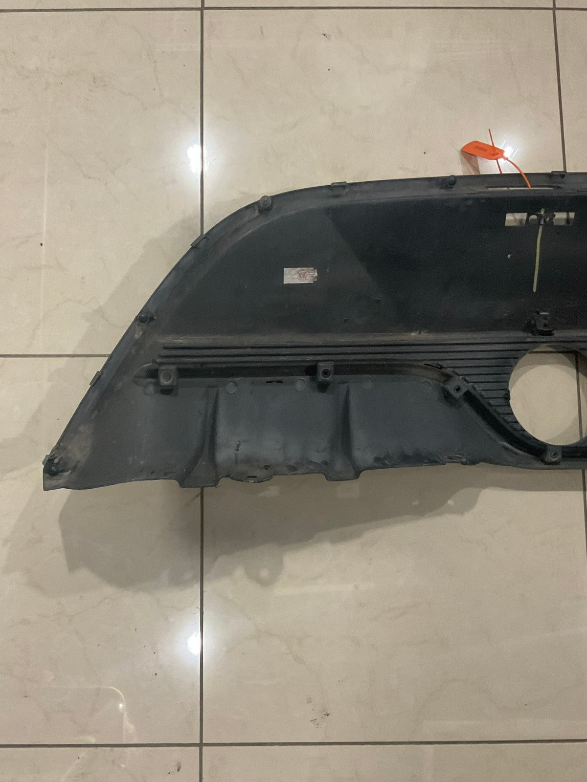 Rear Lower Bumper Cover Black Hyundai Veloster 13-16 Alzare 86612+2V500 OEM