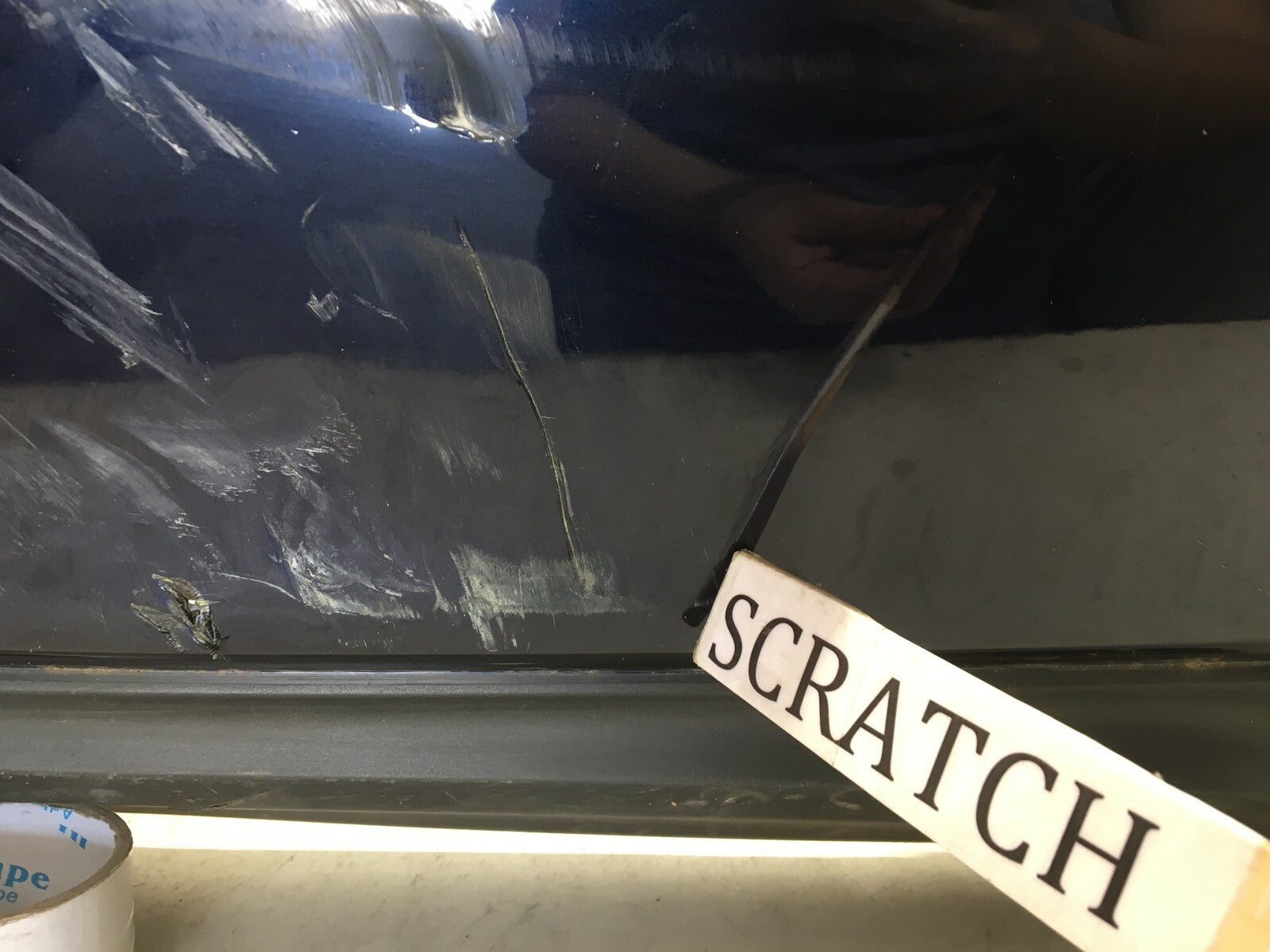 Rear Bumper Cover Lexus ES350 Base w/Sensor Holes 8X5 2016-2018  52159-06A50 OEM