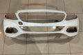 Front Bumper Cover White 2015-2018 Mercedes C Class C300 a 205 885 0125 OEM