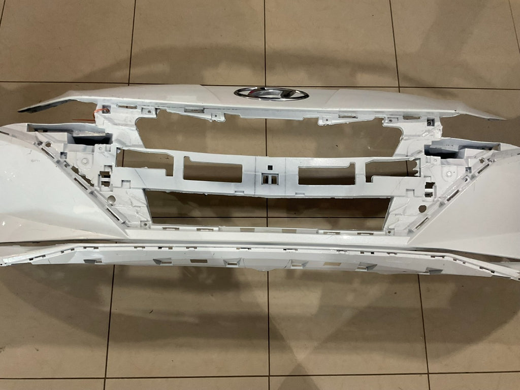 Front Bumper Cover White 2021 2022 2023 Hyundai Elantra Sedan CAPA