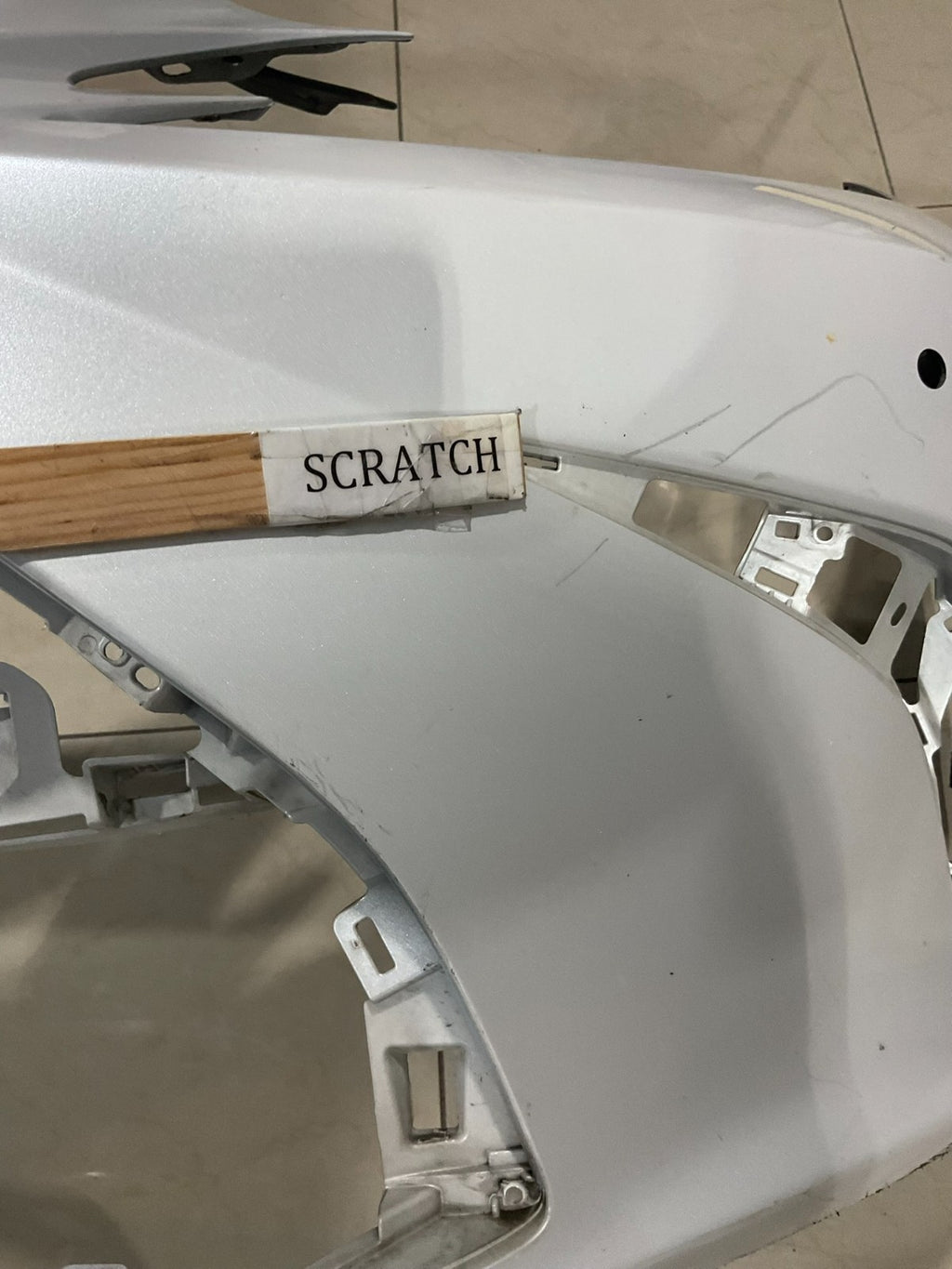 Front Bumper Cover White 2019 2020 Lexus ES350 Base Model 52119+06j00 OEM