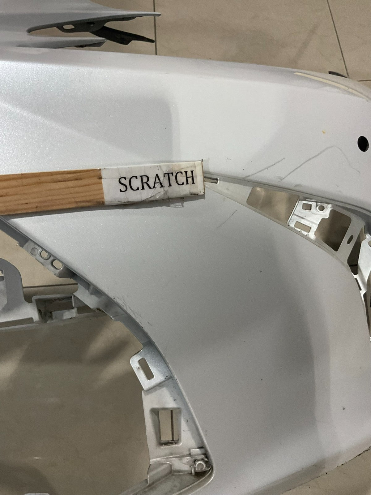 Front Bumper Cover White 2019 2020 Lexus ES350 Base Model 52119+06j00 OEM