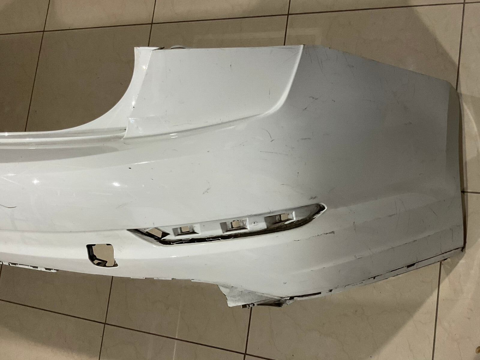 Rear Bumper Cover White 2019 2020 Volkswagen Jetta 17A+807+421 OEM