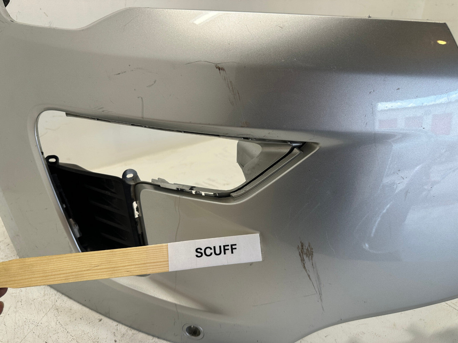 Front Bumper Cover Gray 18-2019 Ford Explorer W/Sensor Holes JB53-17C831-ADW OEM