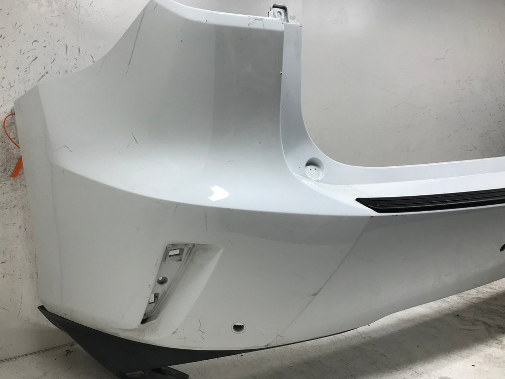 Rear Bumper Cover White 2016-2019 Lexus RX350/RX450H Base w/Sensor Holes OEM