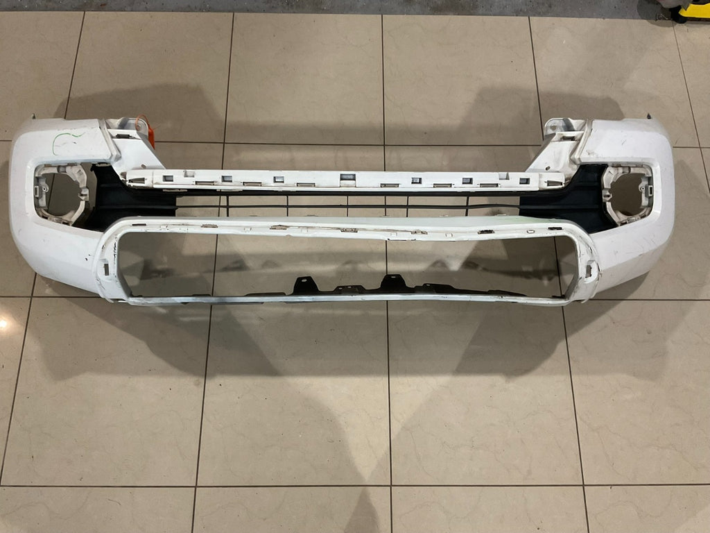Front Bumper Cover White 2016-2021 2022 Toyota Tacoma 52119+04240 OEM
