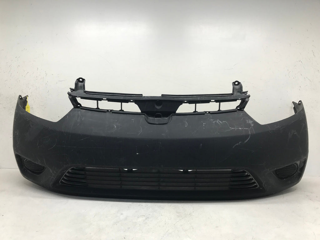 Front Bumper cover Honda Civic Coupe Black 2006-2008 CAPA