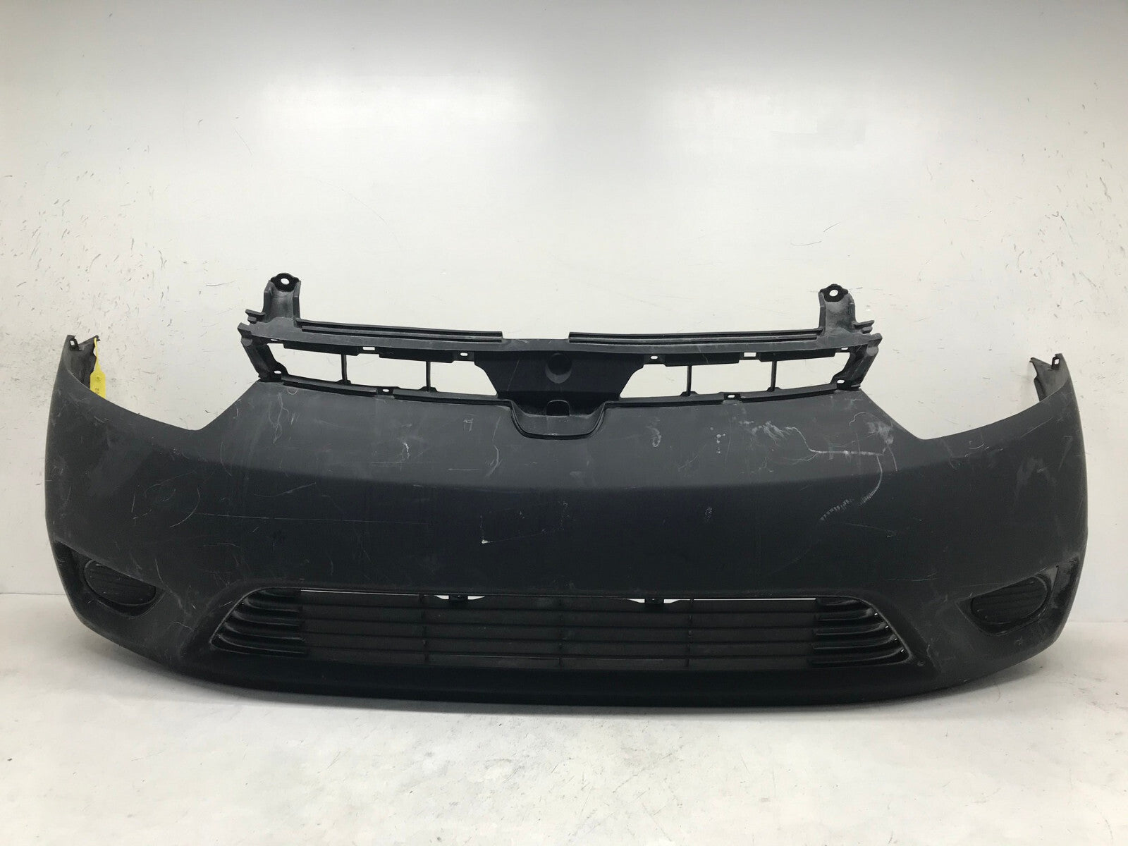 Front Bumper cover Honda Civic Coupe Black 2006-2008 CAPA