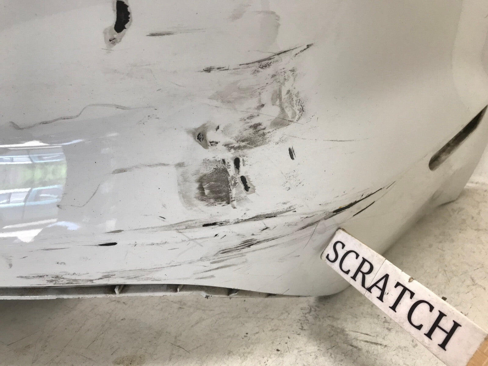 Rear Bumper Cover Ford Mustang v6 White 2015 2016 2017 FR3B-17D781-A OEM5