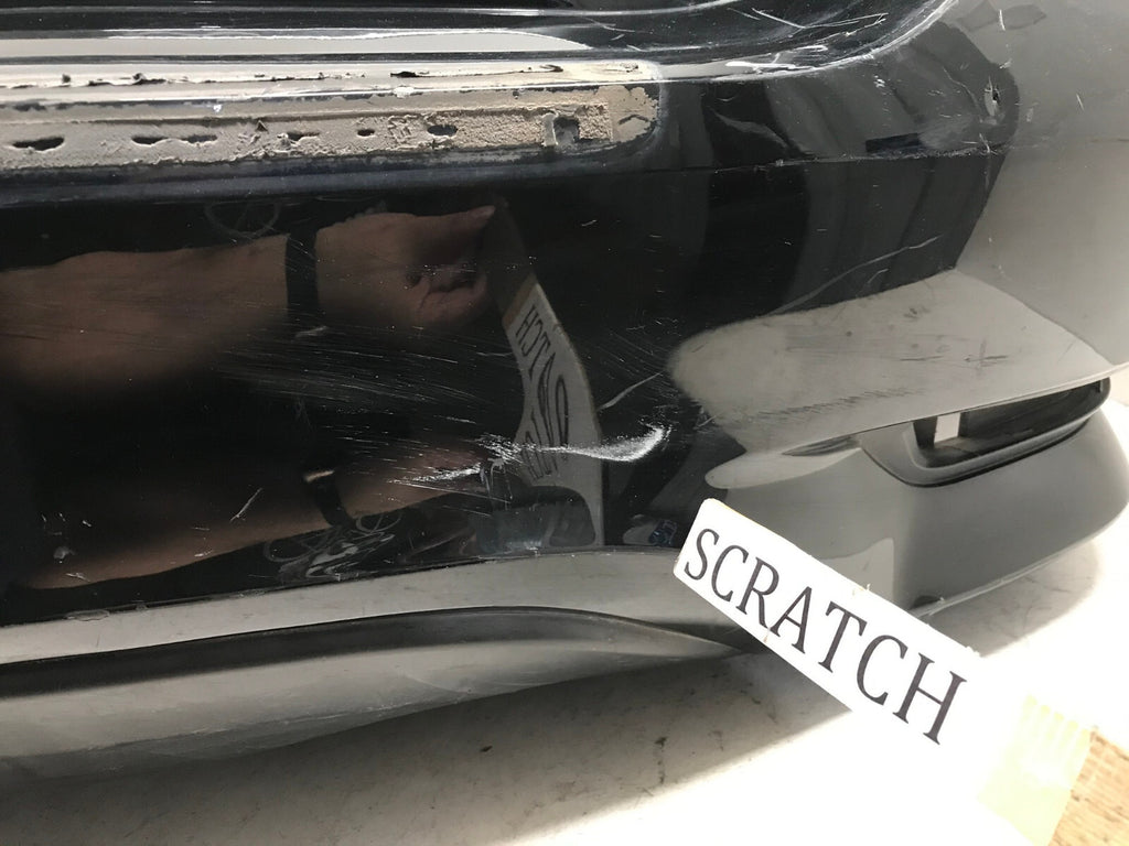 Rear Bumper Cover Black 2016-2020 Infiniti QX60 Base/Hybrid w/Sensor Holes OEM