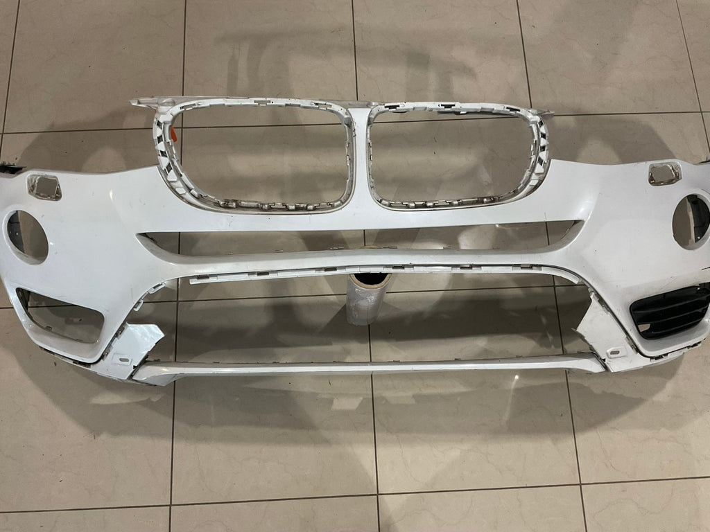 Front Bumper Cover White 2020 2021 2022 BMW X1 F48 CAPA